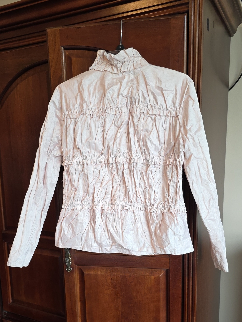 Chico's Ruched Zip-Front Jacket 0 - Picture 2 of 4